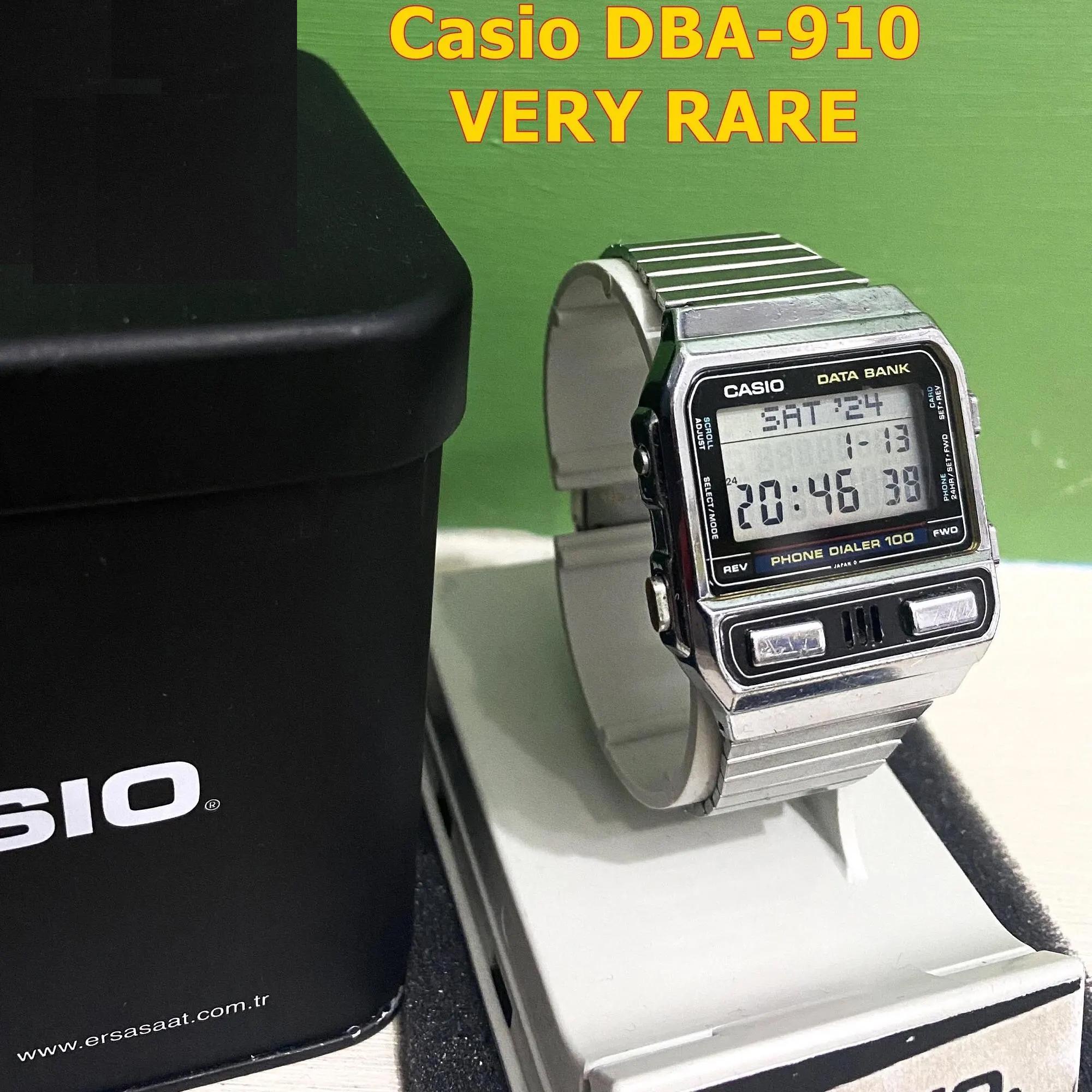 Data Bank Casio DBA-910 VERY RARE/ Phone Dialer Japan Men
