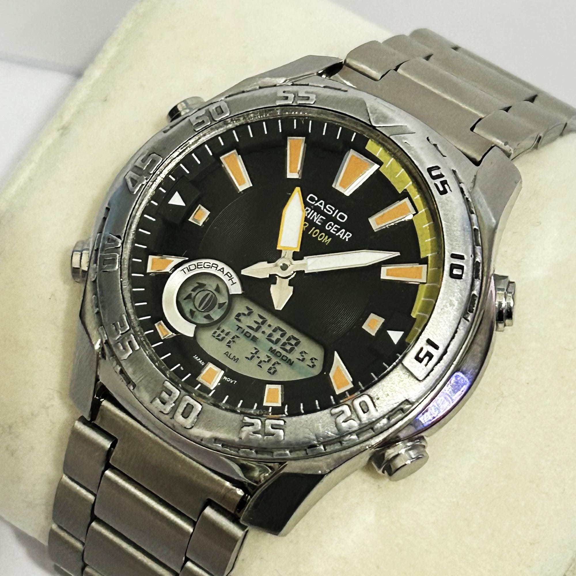 Casio AMW-710 Marine Gear, Mariners Gear, Retro Casio, Dive Watch 