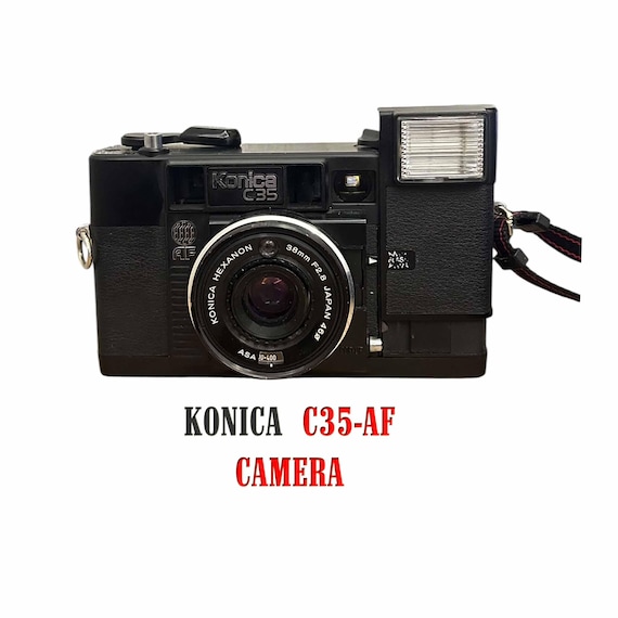 Vintage Konica C35 Camera: Hexanon 35mm F2.8 Lens, Street