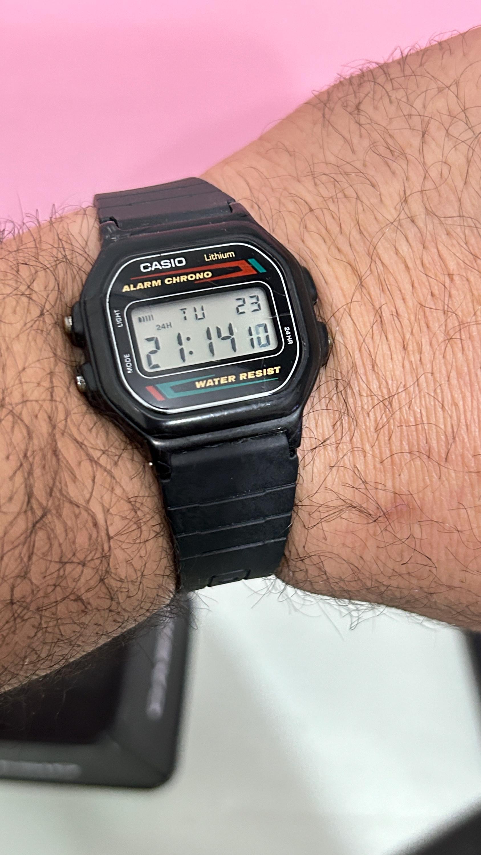 超レア カシオ F-99W (593) 改造ジャポン 1991年代 メンズ デジタル