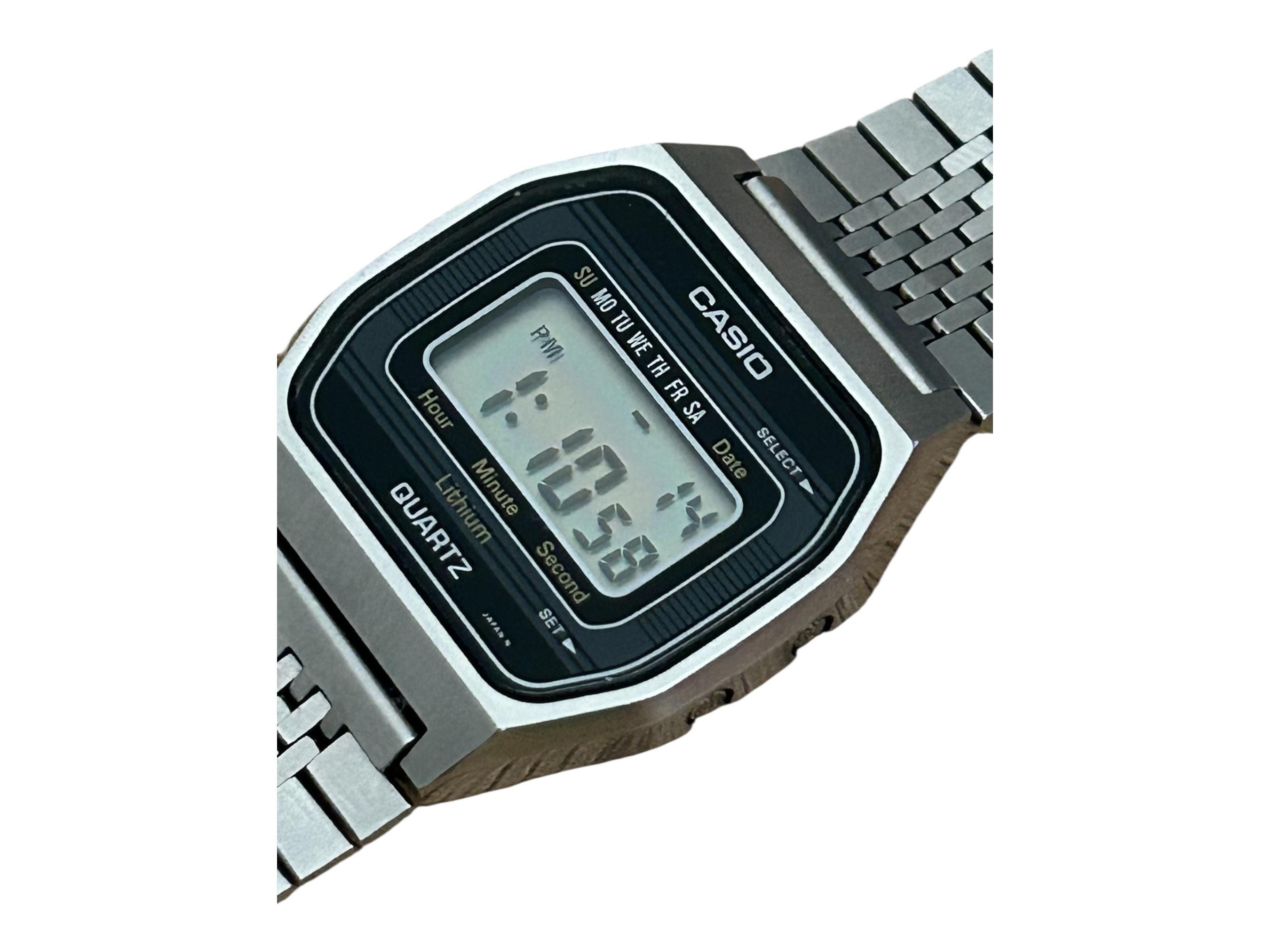 CASIO カシオ デジタル 155 B815 Vintage Lithium 1980s Casio B815 Module 155 Digital Watch Japan