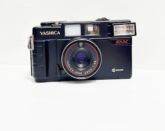 YASHICA MF 2 Super DX Camera/ Kyocera Camera / Great condition/ Yashica Lens 38 mm/Orginal Case / Rangefinder 35 mm Film Camera