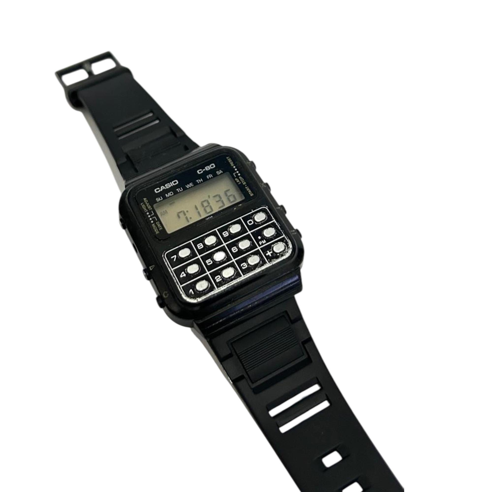 Vintage Casio C-80 Calculator/ Watch Module 133 Graphing