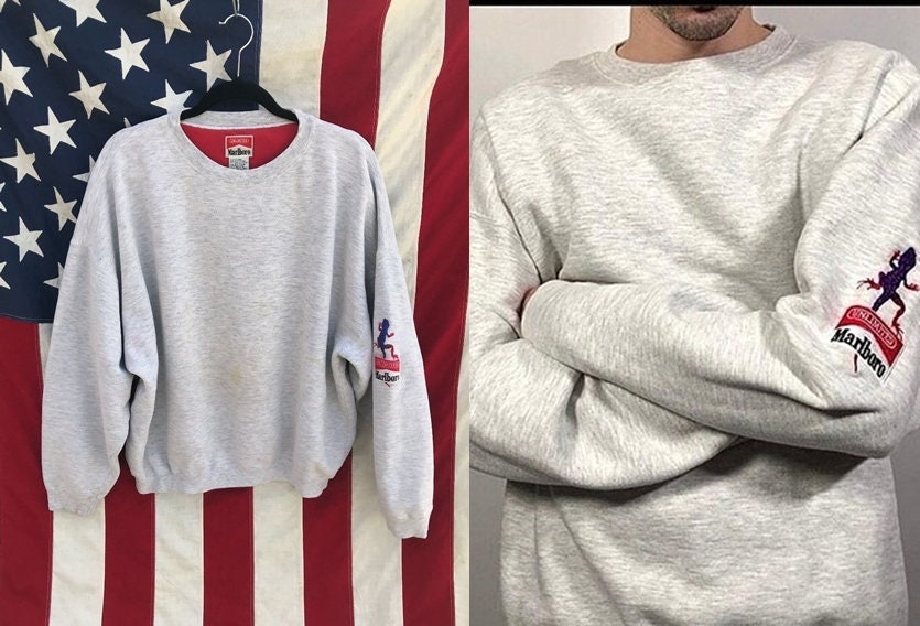 Vintage 90er Marlboro Unlimited Adventure Team Sweatshirt Grau - Etsy  Österreich