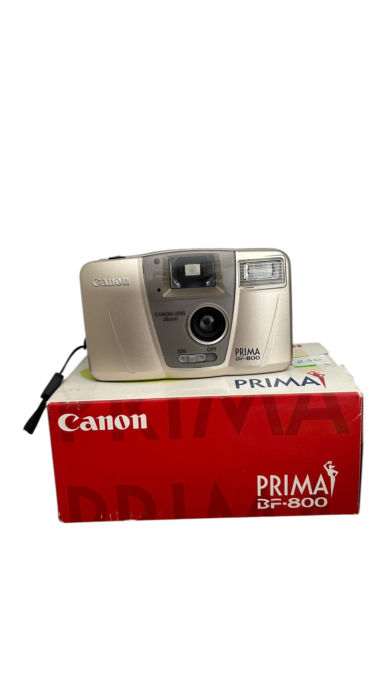 Unused Vintage Canon Prima BF-800 35mm Film Camera, Retro Point