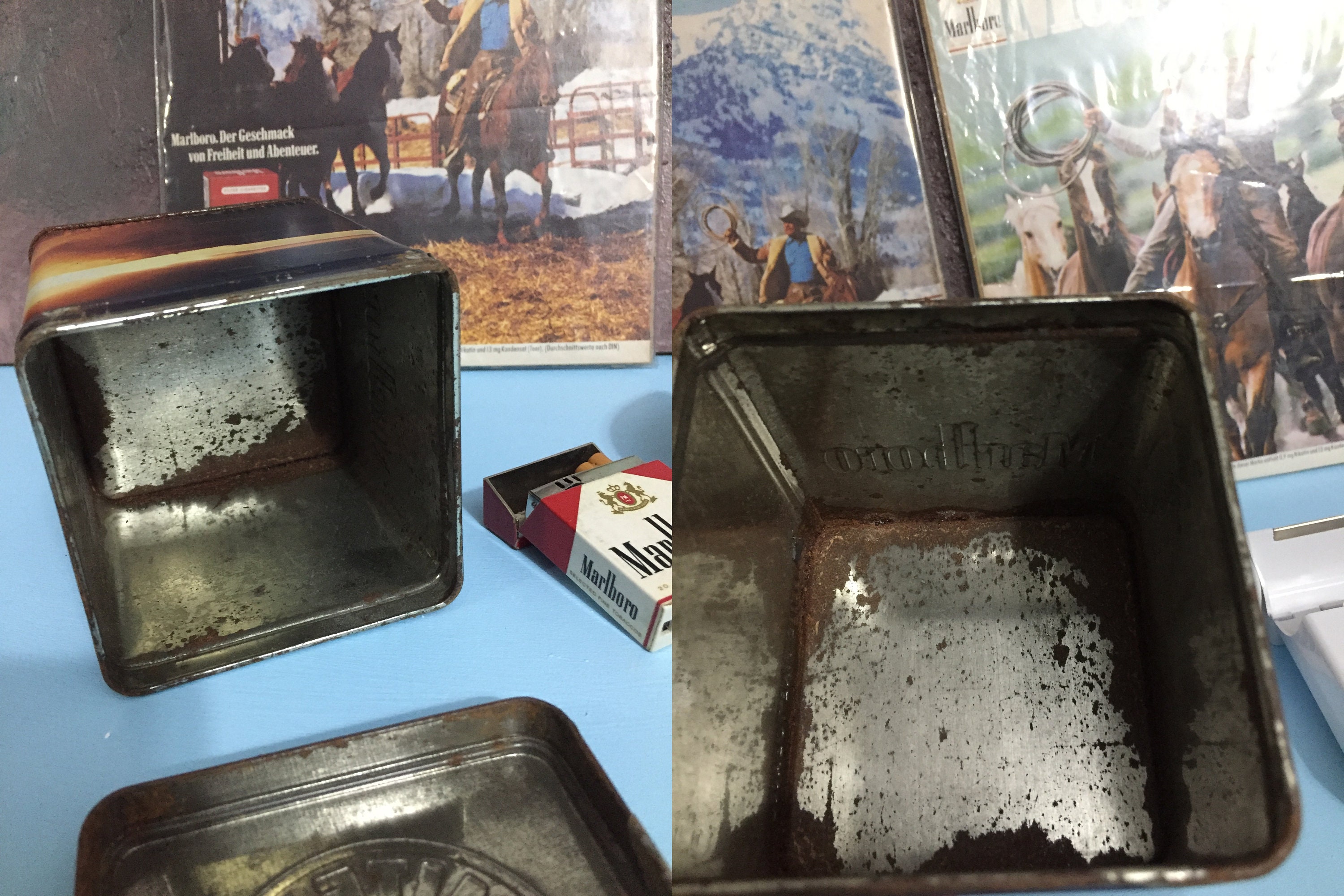 Vintage Set 3 Collectibles Rare Marlboro Collectible / Orginal Poster, Ashtray, Lighter Tin Box, Marlboro Plastic Cigarette Box - Etsy Vintage Set 3 Collectibles Rare Marlboro Collectible / Orginal Poster, Ashtray, Lighter Tin Box, Marlboro Plastic Cigarette Box - Etsy