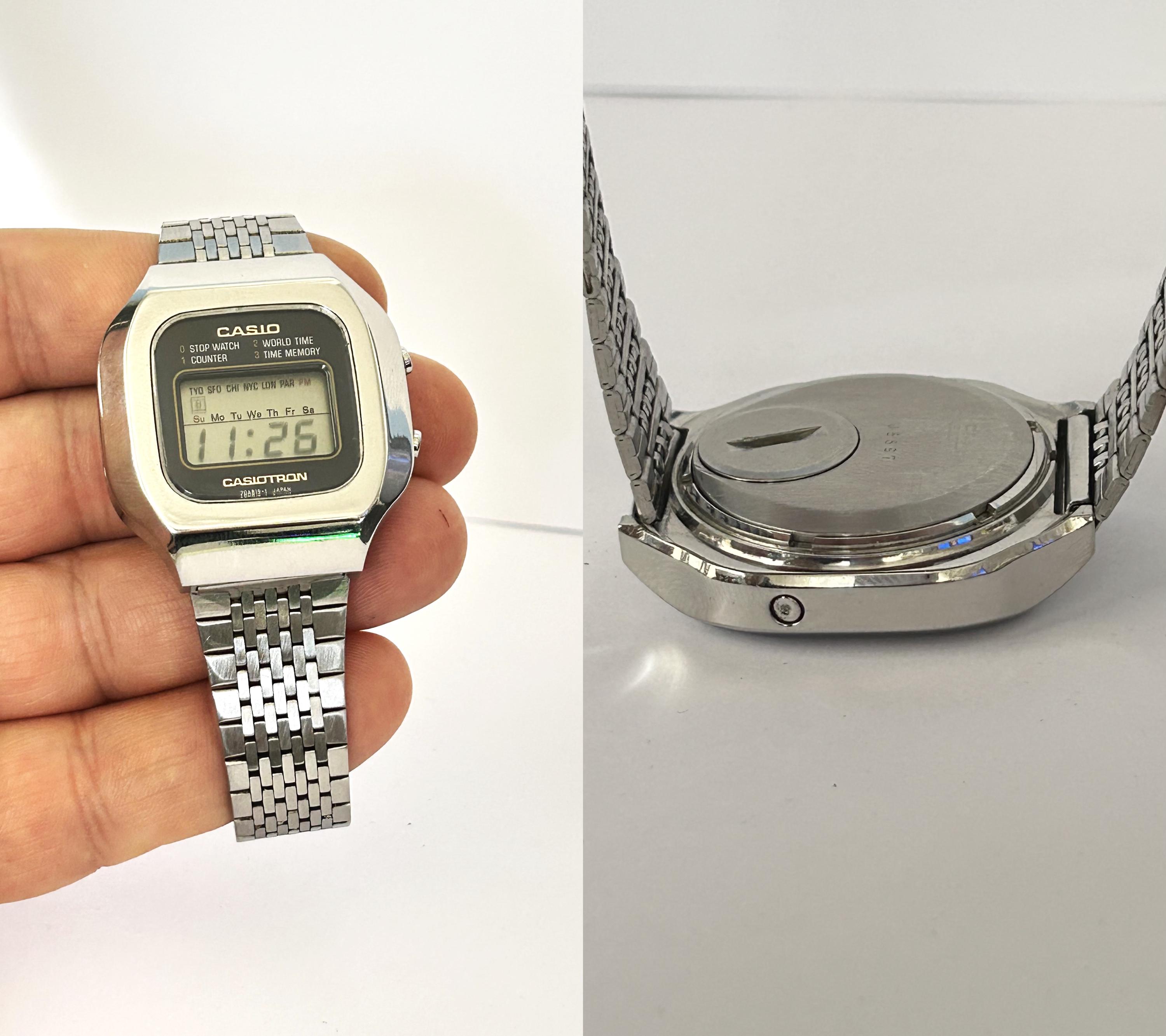 稼働/1976年製】カシオ カシオトロン ヴィンテージ 腕時計 S-14 稼働