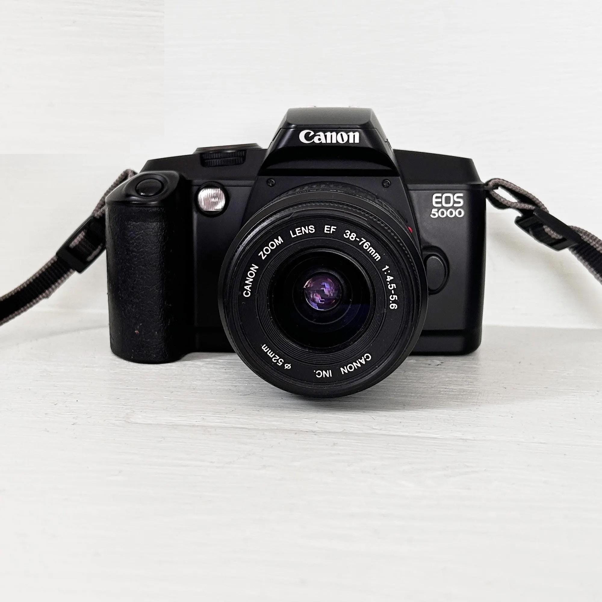 Vintage Canon EOS 5000 + Canon Zoom 38-76 Mm Lens /lens Caps