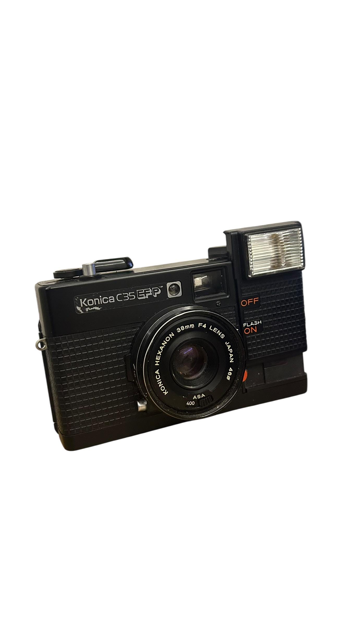 Vintage Konica C35 EF3 Camera: Hexanon 35mm F2.8 Lens, Street