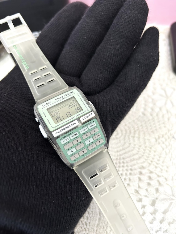 RARE Nos Casio Micro Cosmos Telememo 50 Dbc-63 Databank Memory