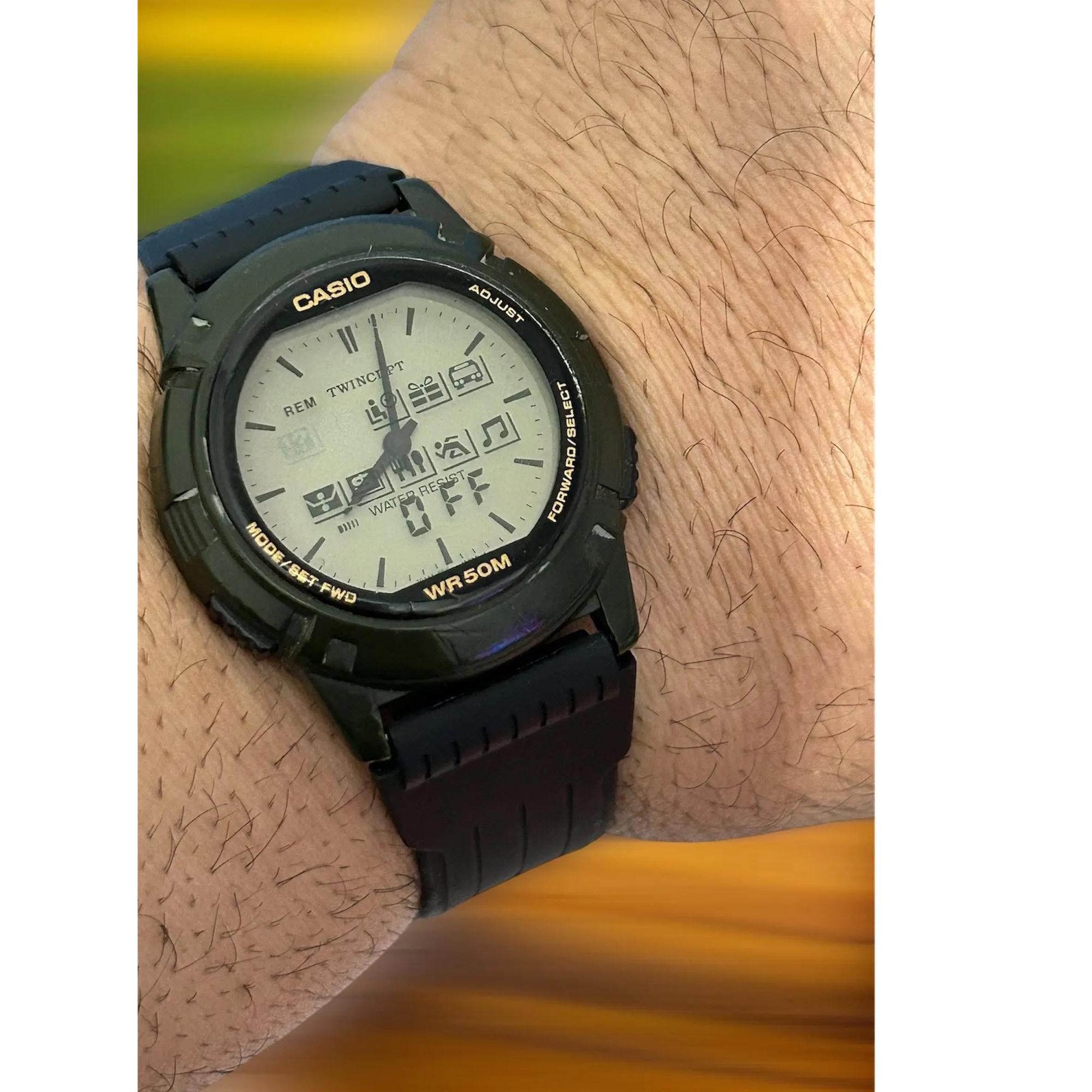 Casio Twincept Abx 21, Rolex, Casio Vintage Watch, Citizen, Retro