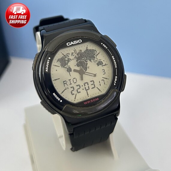 ヴィンテージ カシオ Abx-53、カシオ アナログ時計、デジタル ヴィンテージ カシオ Abx-53、カシオ アナログ時計、デジタル