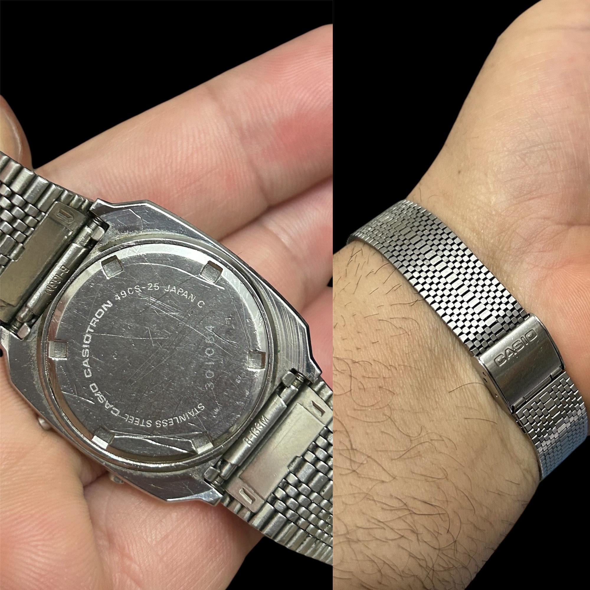 CASIO CASIOTRON 25CS-16時計 70's Vintage 】CASIO CASIOTRON 25CS-16 - メルカリ