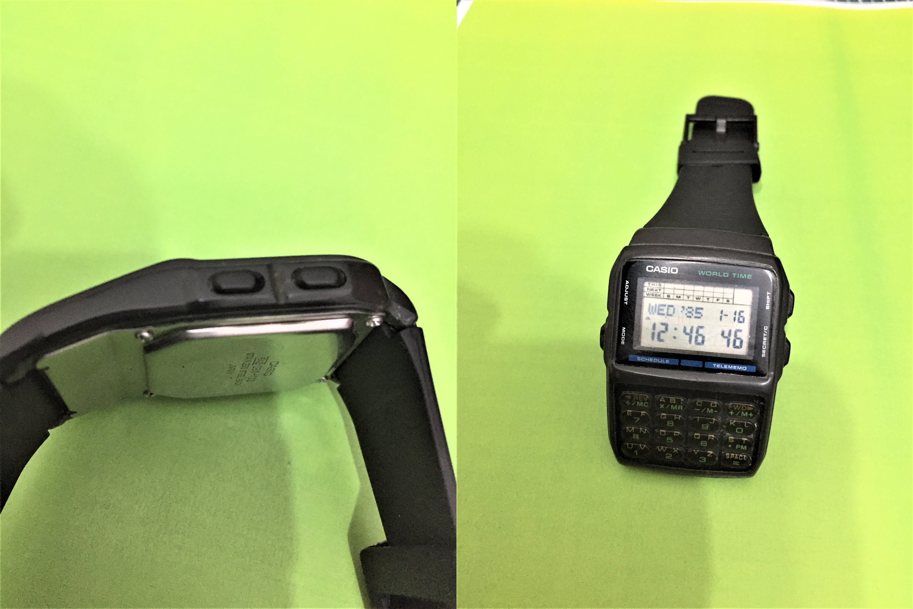 Vintage Casio DBX-103/ Digital Calculator Data Bank/ Watch NOS Mod