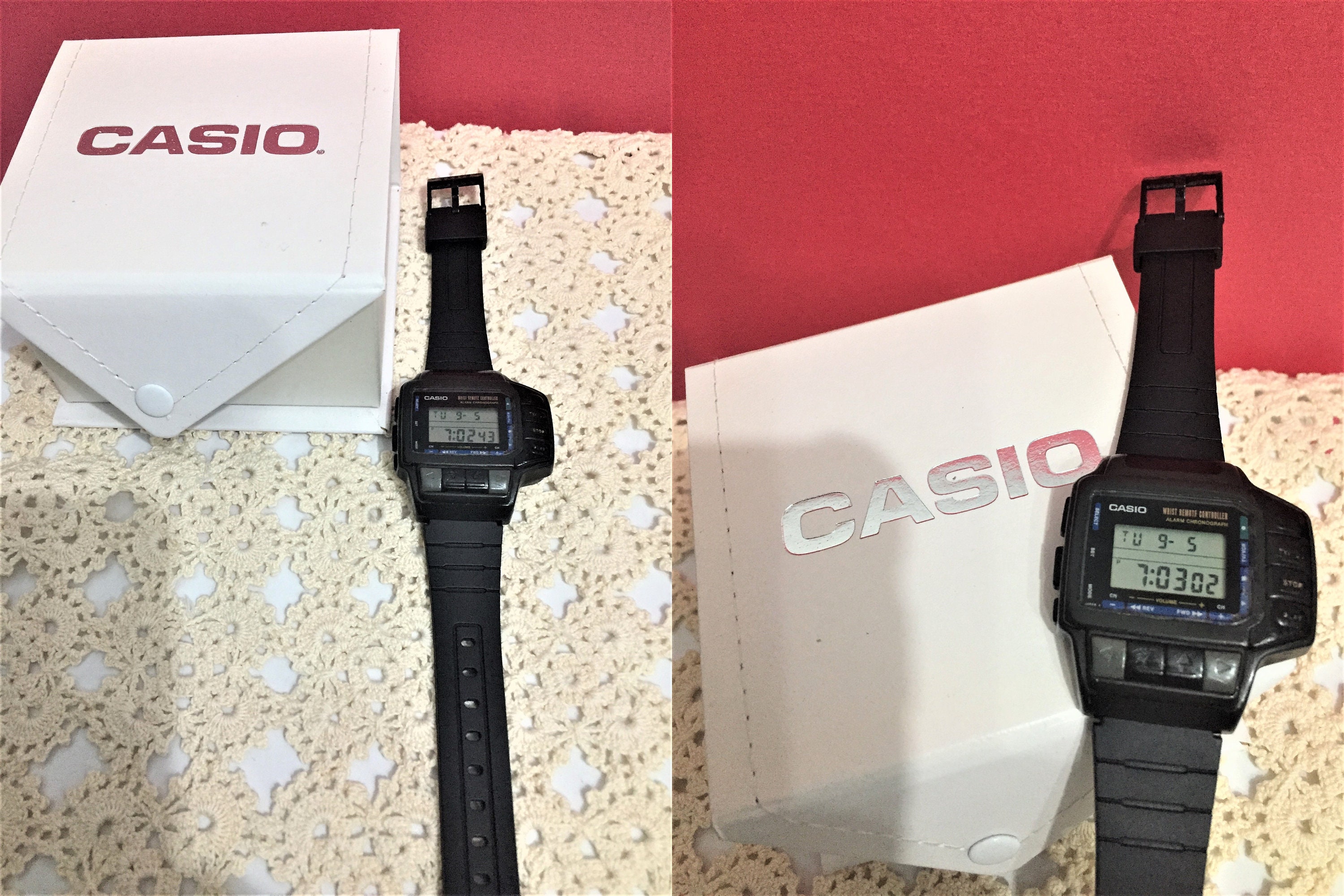 RARE Casio CMD 10 Module 1138 vintage Japan watch Wrist Remote Controller Very Good Condition With Casio Box collection Watch Etsy