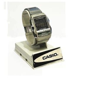 Casio watch A-220:  casio, 1980s, casio wrist watch, synth, vintage, gliding, calculator, keyboard, geek, casio watch strap, citizen, gshock