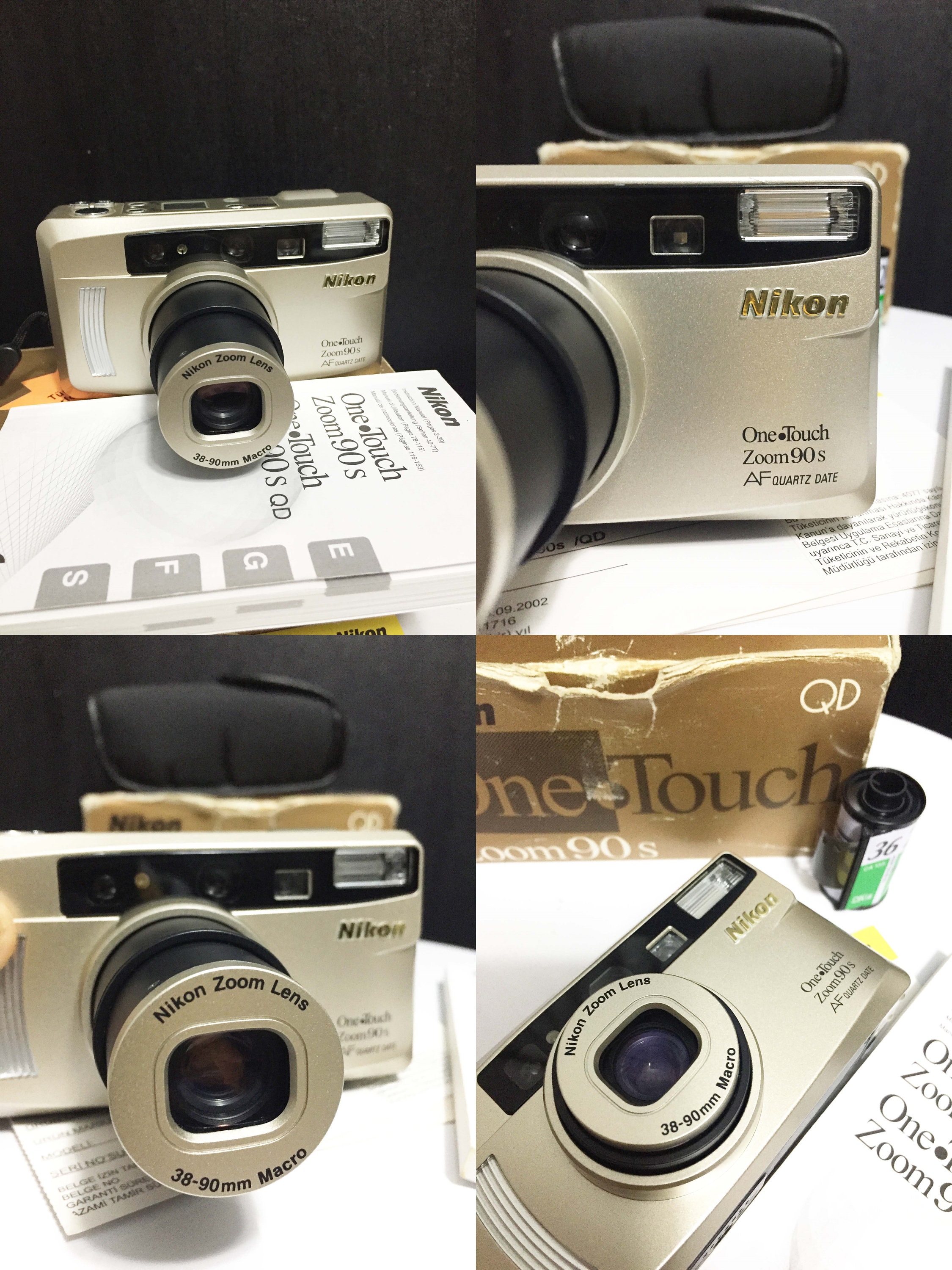 ビンテージ Nikon One Touch Zoom 90年代カメラ（フルセット、動作確認