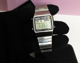 Vintage Seiko Lc Chronograph / A128-5000 / 1978 Seiko 12kt