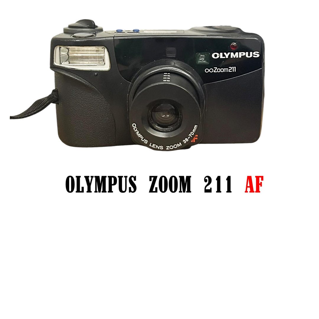 Vintage Olympus ∞ Zoom 211 38-70mm Point & Shoot Film Camera
