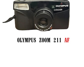 Vintage Olympus ∞ Zoom 211 38-70mm Point & Shoot Film Camera