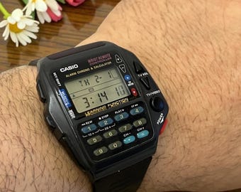 Vintage Casio Cmd-40/calculator/mens Watch/hours/clock - Etsy