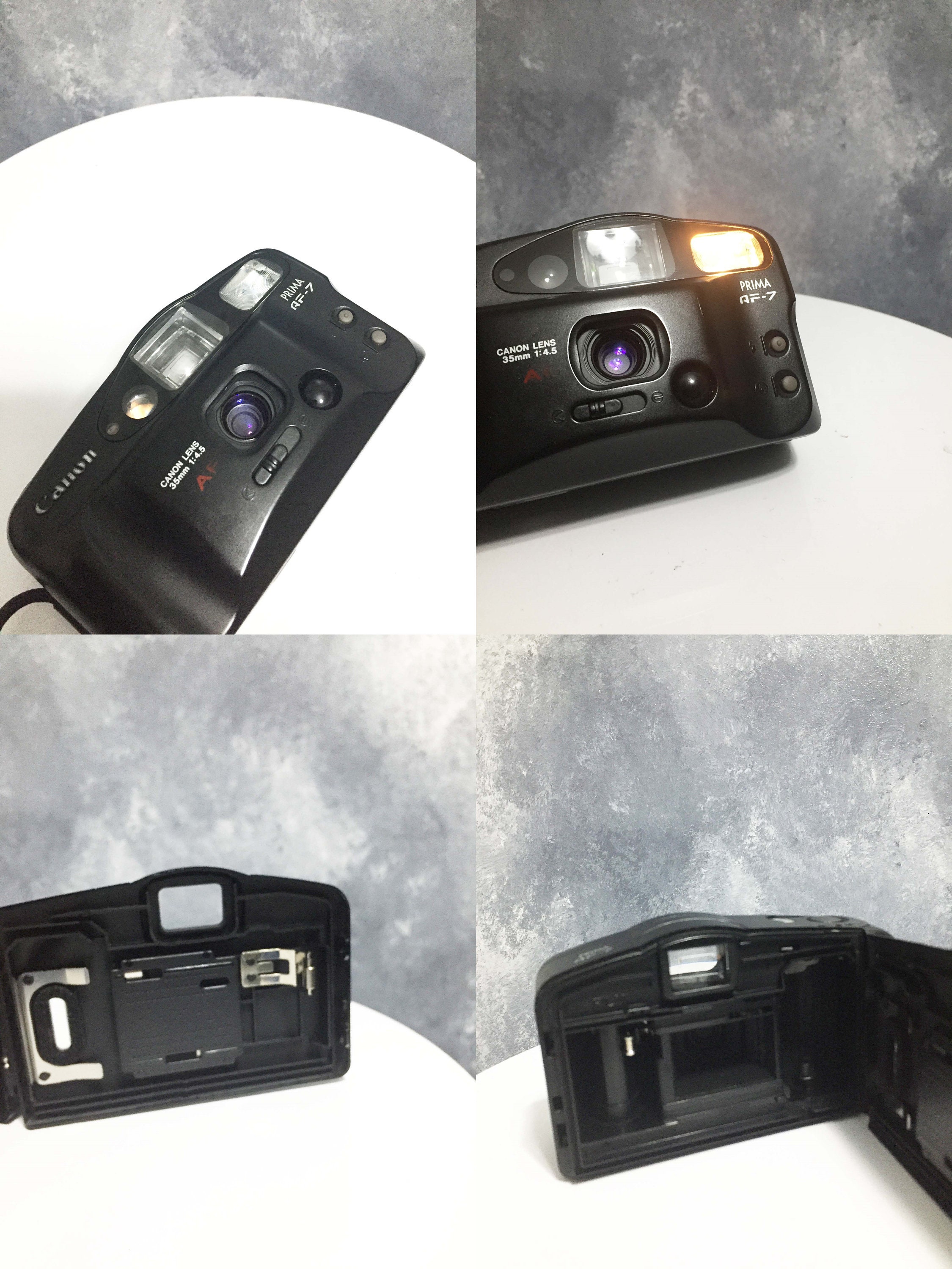 Canon Prima AF-7/ケース/バッテリー付きフィルムカメラ/1990年代
