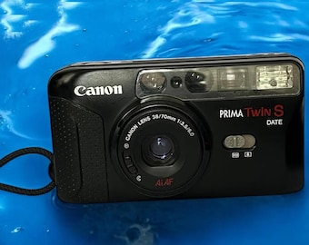 Vintage Canon Prima Twin S, Film Camera 35mm, Kameratasche, 35mm