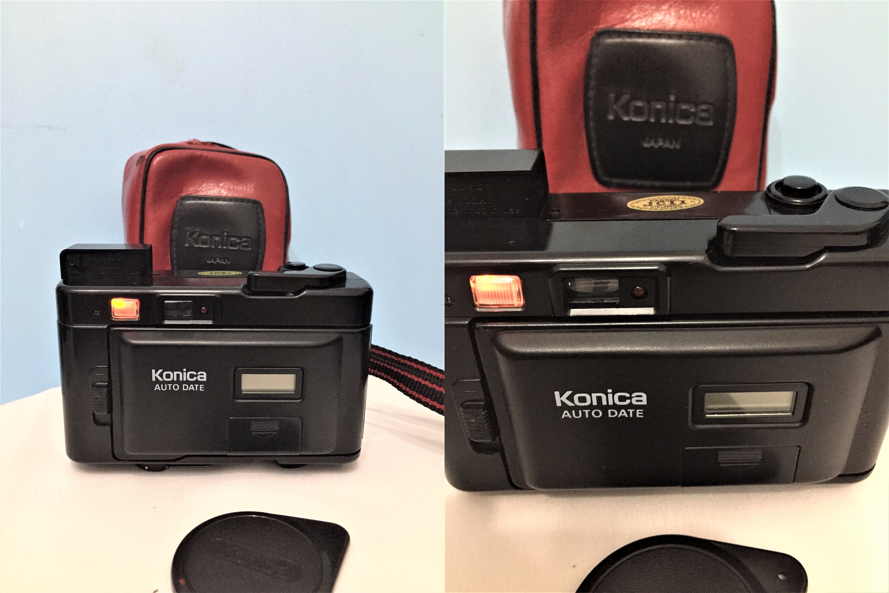 Vintage Konica EFJ AUTO Date/with Battery/ Black Japon