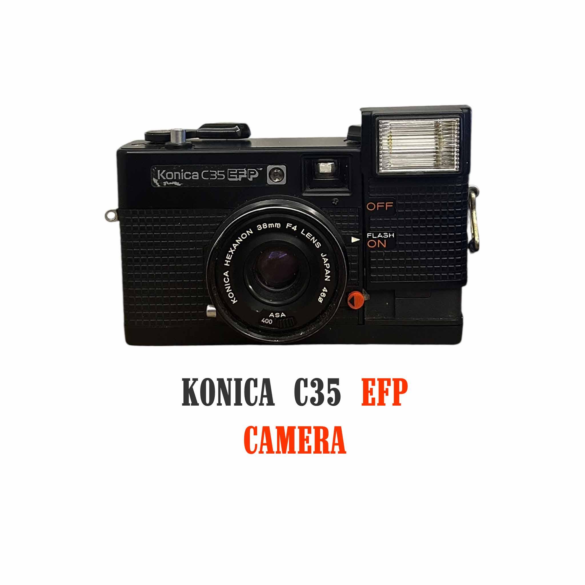 Vintage Konica C35 EF3 Camera: Hexanon 35mm F2.8 Lens, Street