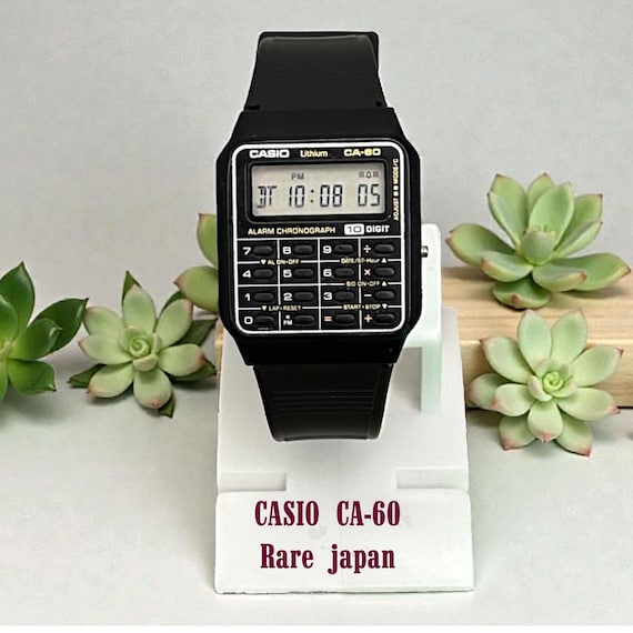 Rare Casio Ca-60 Watch Collectible Japan 10-digit : Mod 481, 1980s