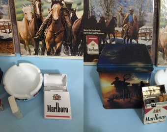 Vintage Set (3) Collectibles Rare Marlboro Collectible