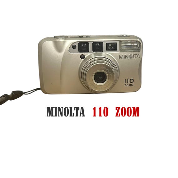 Vintage Minolta 110 Zoom 38-110mm Point and Shoot Film Camera