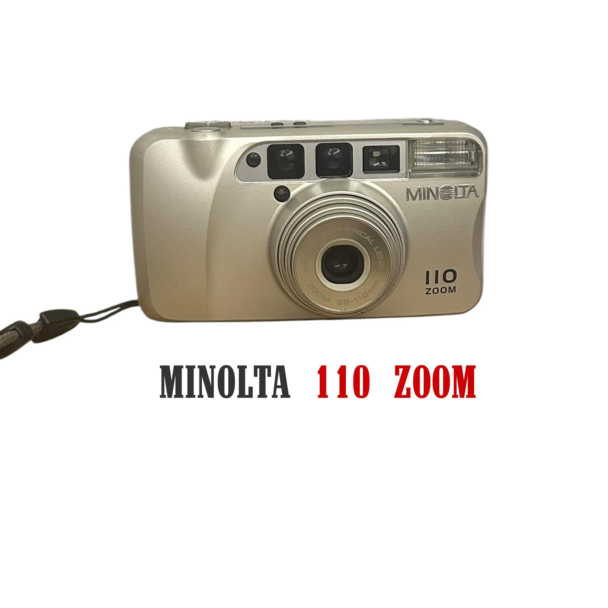 Vintage Minolta 110 Zoom 38-110mm Point and Shoot Film Camera