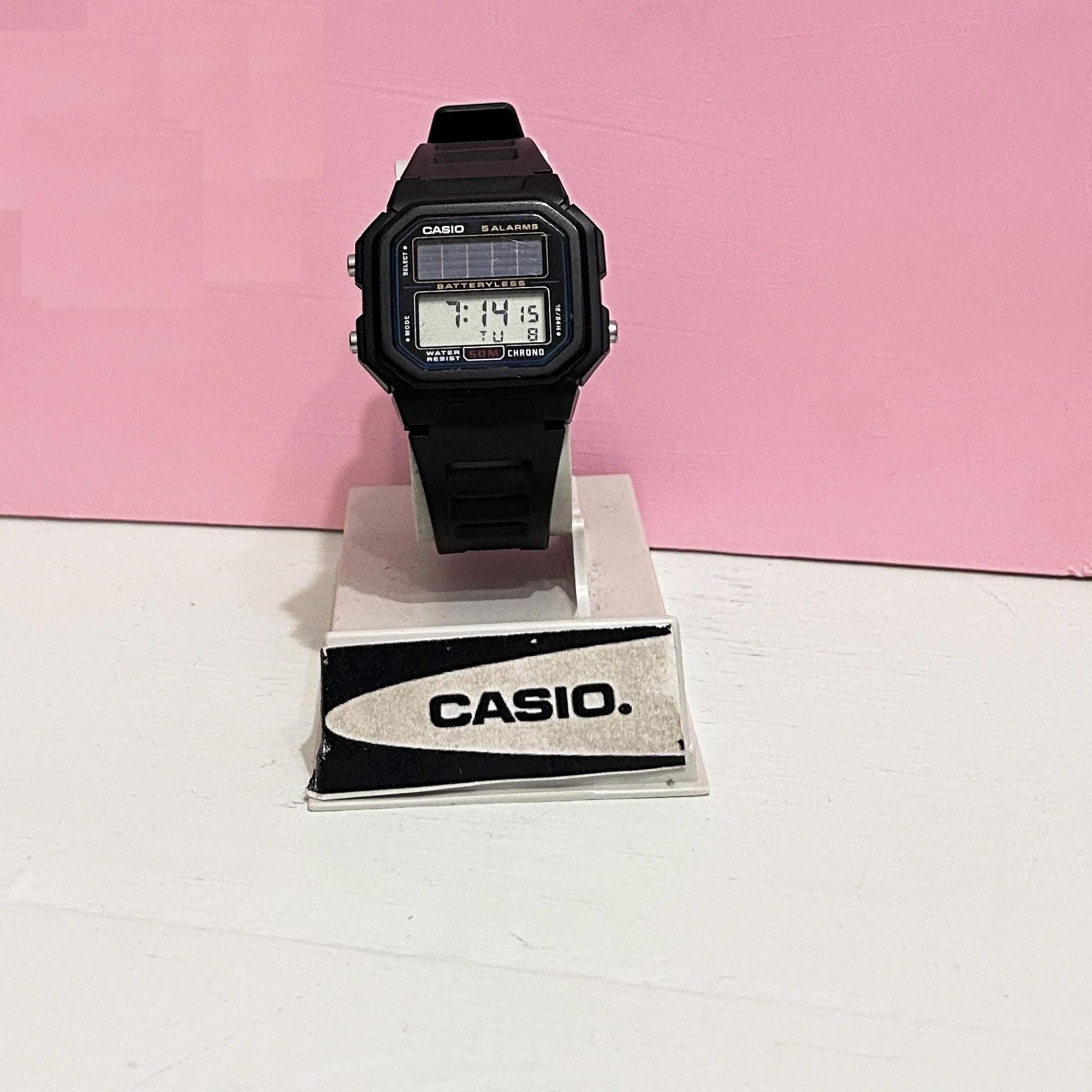 CASIOカシオ AL-190W CASIO AL-190W Solar Digital Watch Vintage Retro Japan