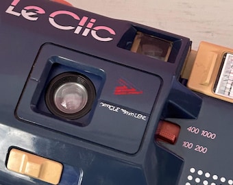 Vintage Le Clic Film Camera Flash Working Optique 38 Mm LENS Very