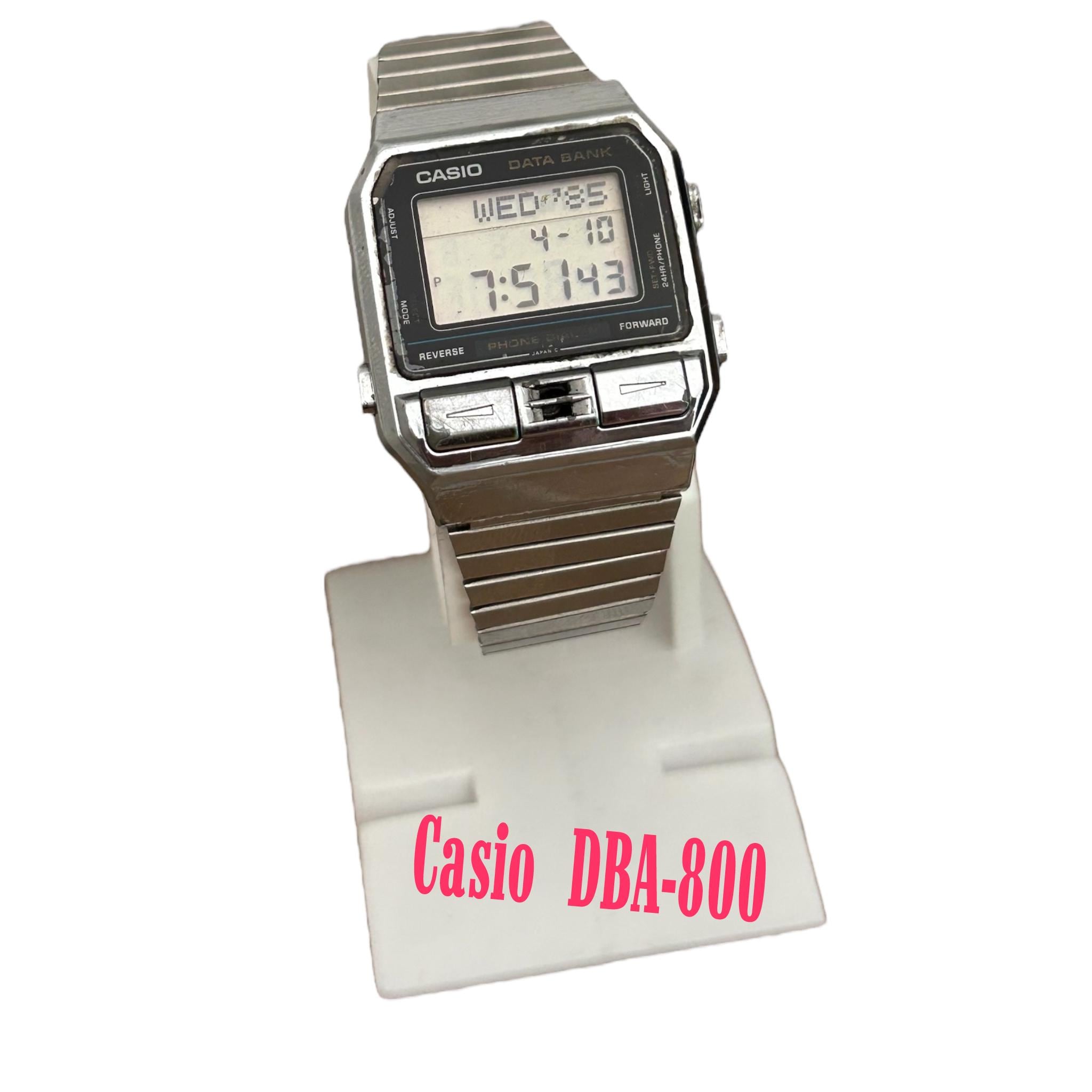 Casio Dba 800 Data Bank- 50 Very Rare/ Phone Dailer Data Bank/ Mod