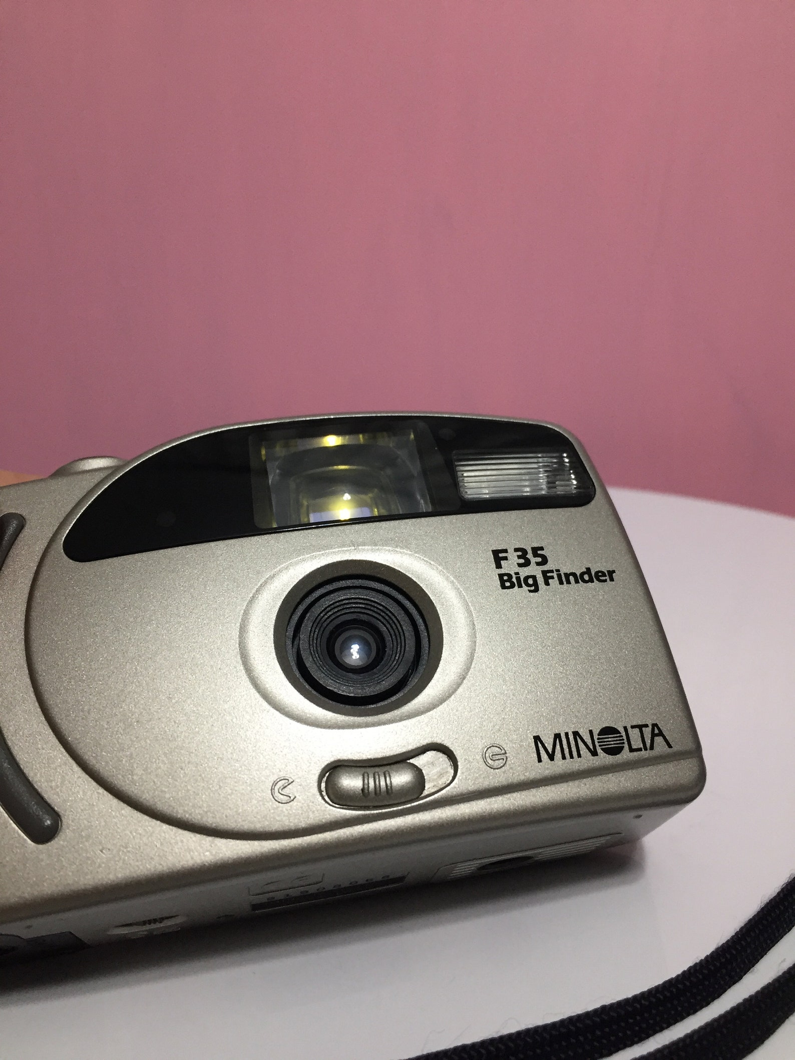 Vintage Minolta F35 Big Finder Camera/35mm Point and Shoot/ Very Good ...