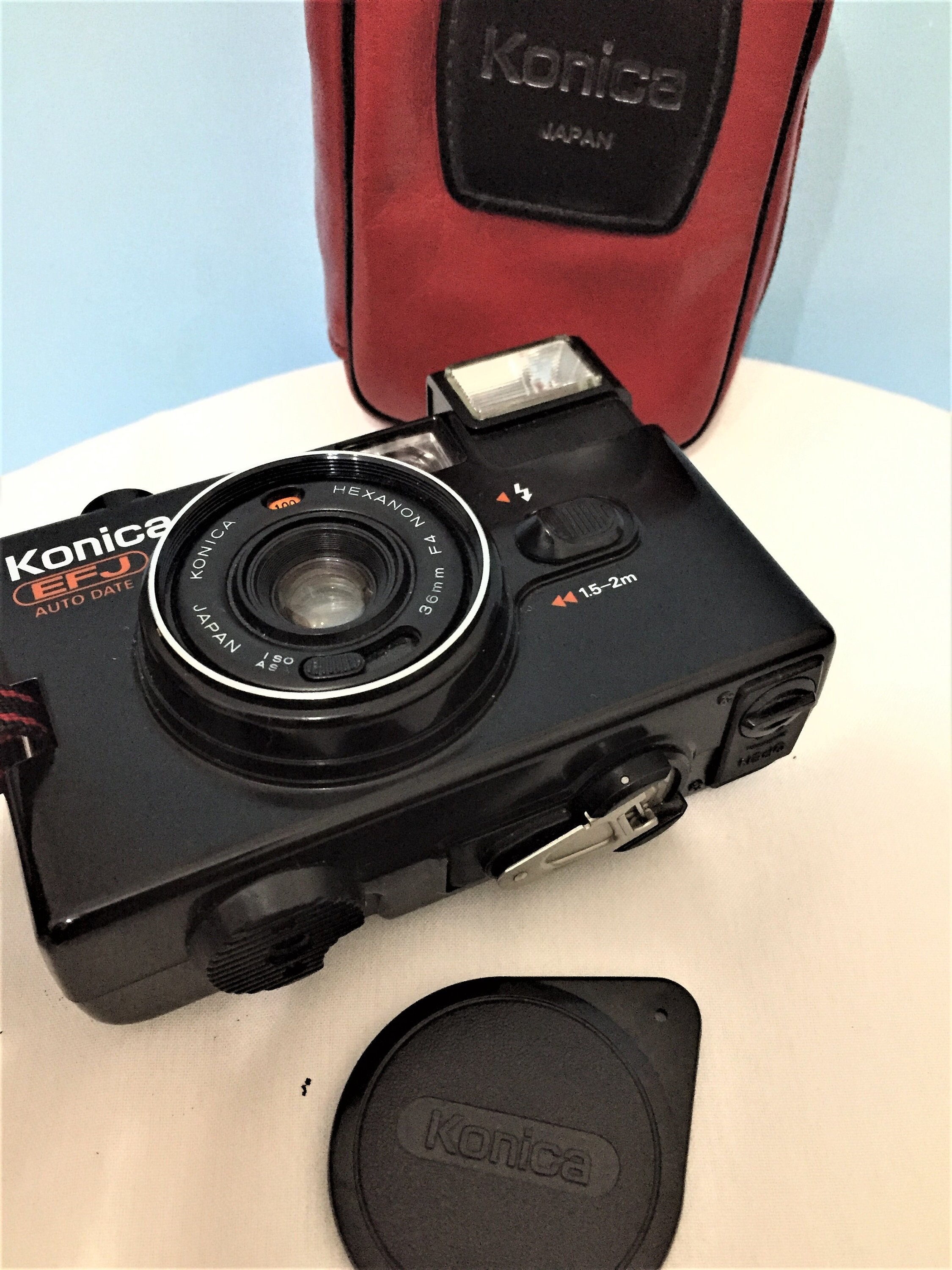 Konica EFJ Black Auto Date Point & Shoot Film Camera FROM