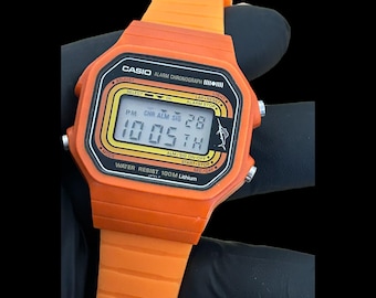 Vintage ULTRA Rare Casio W-300 Marlin 1980s Module 106 Japan Men's
