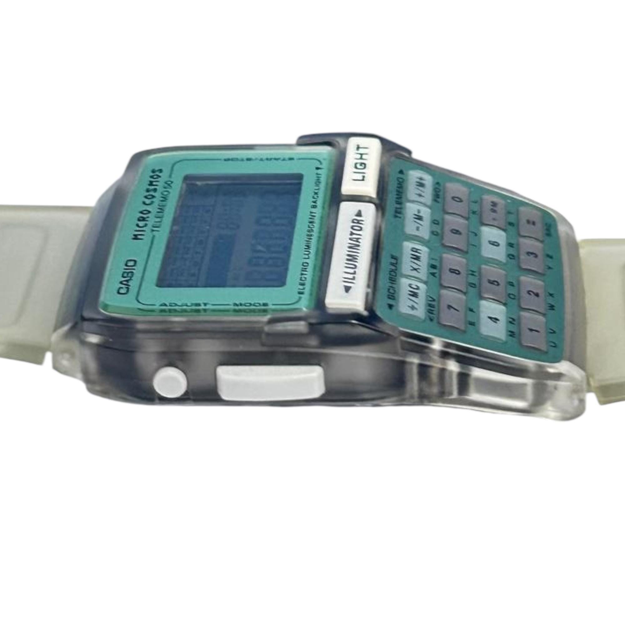 時計 CASIO DATA BANK micro cosmos DBC-63 Vintage Nos Casio Dbc-63 Micro Cosmos Telememo 50 Databank Memory