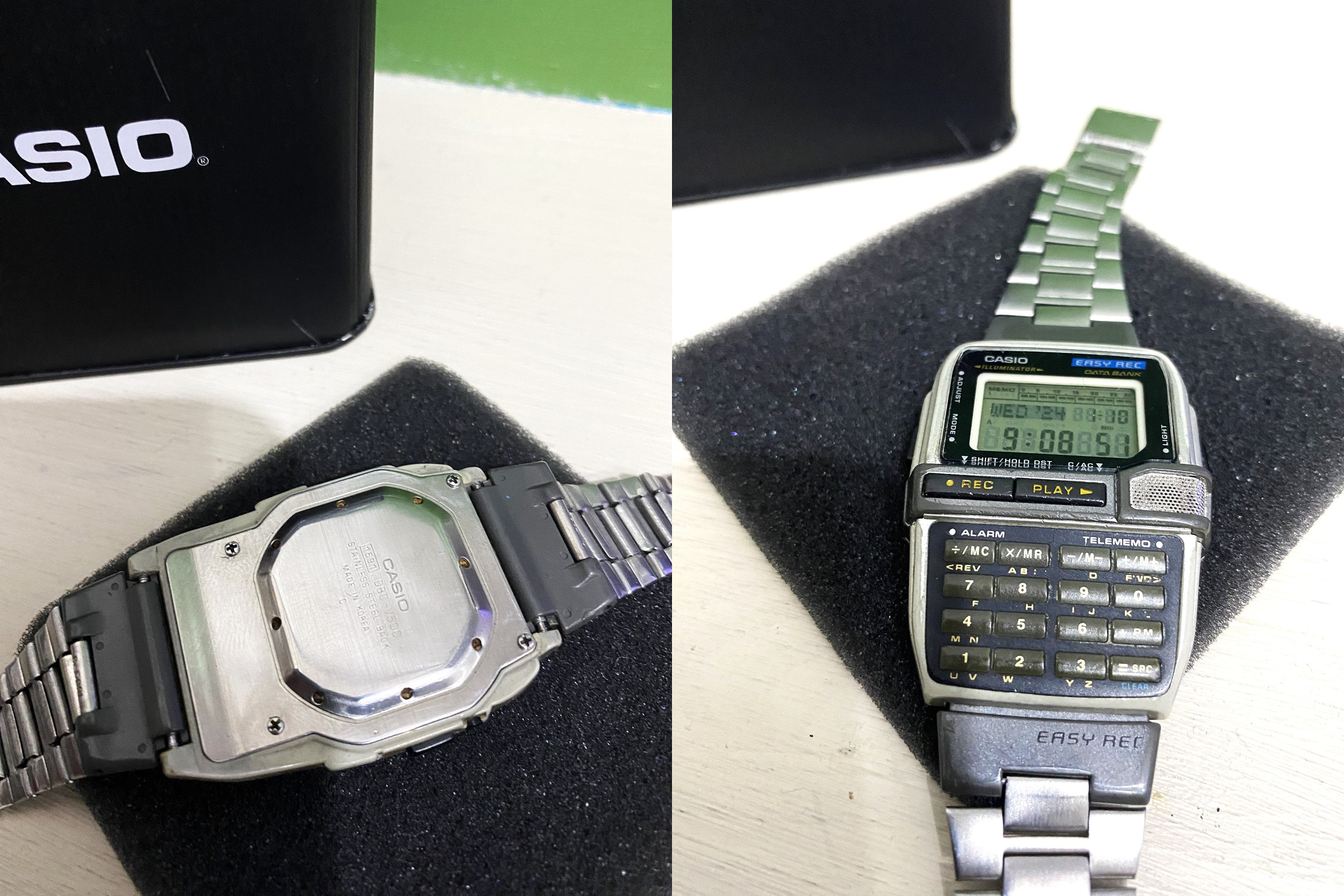 Casio DBC-V500 Easy Rec Data Bank Wrist Watch Telememo