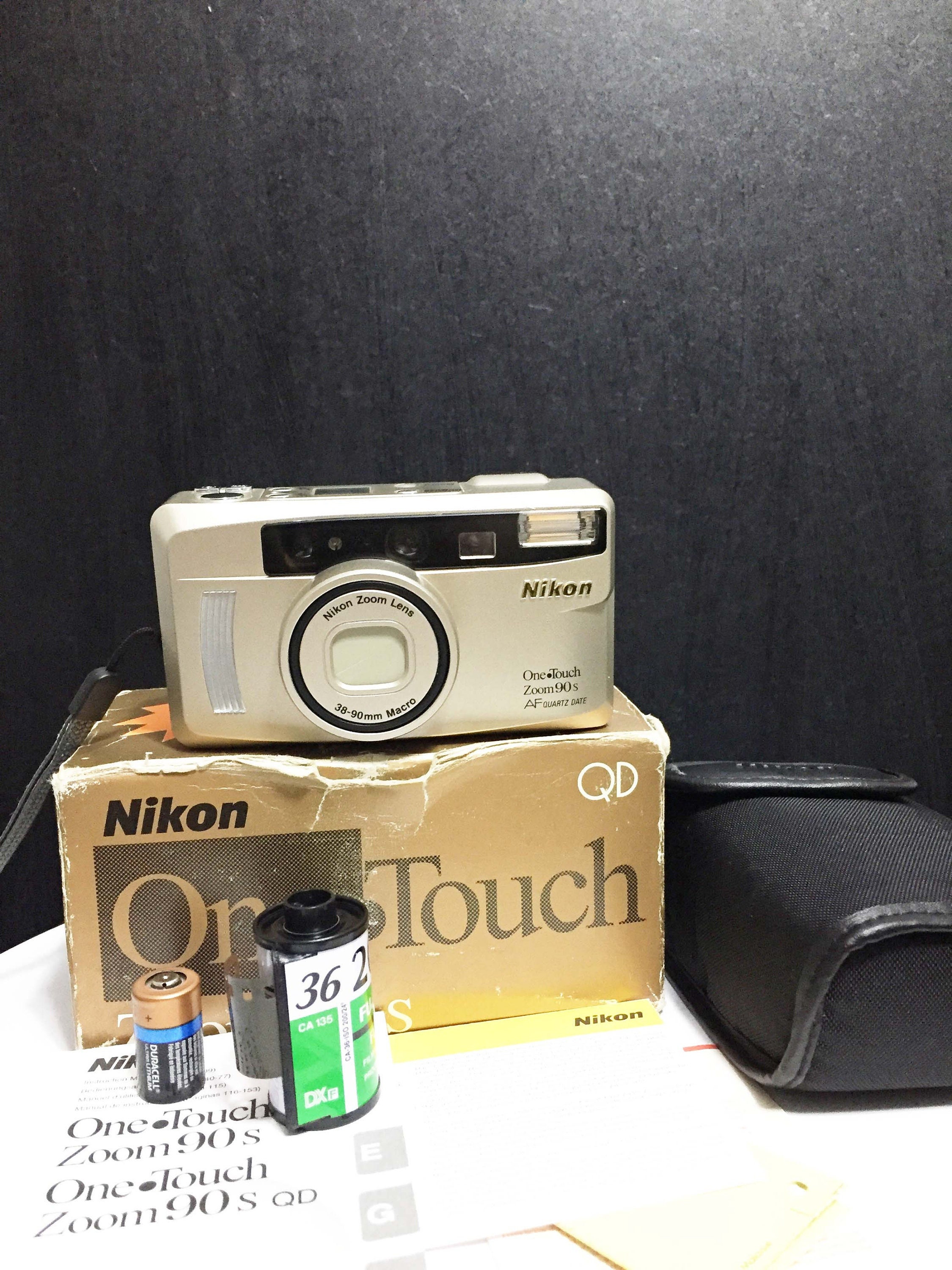 Nikon One Touch Zoom 90s Full Set/ Orginal Box/ Orginal Case/ Etsy