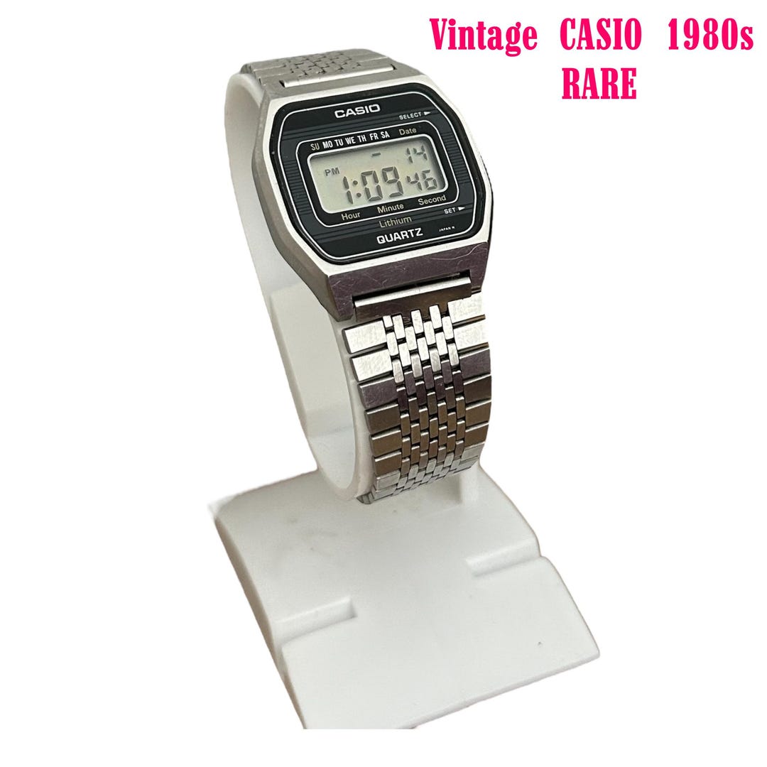 Vintage Lithium 1980s Casio B815 Module 155 Digital Watch Japan