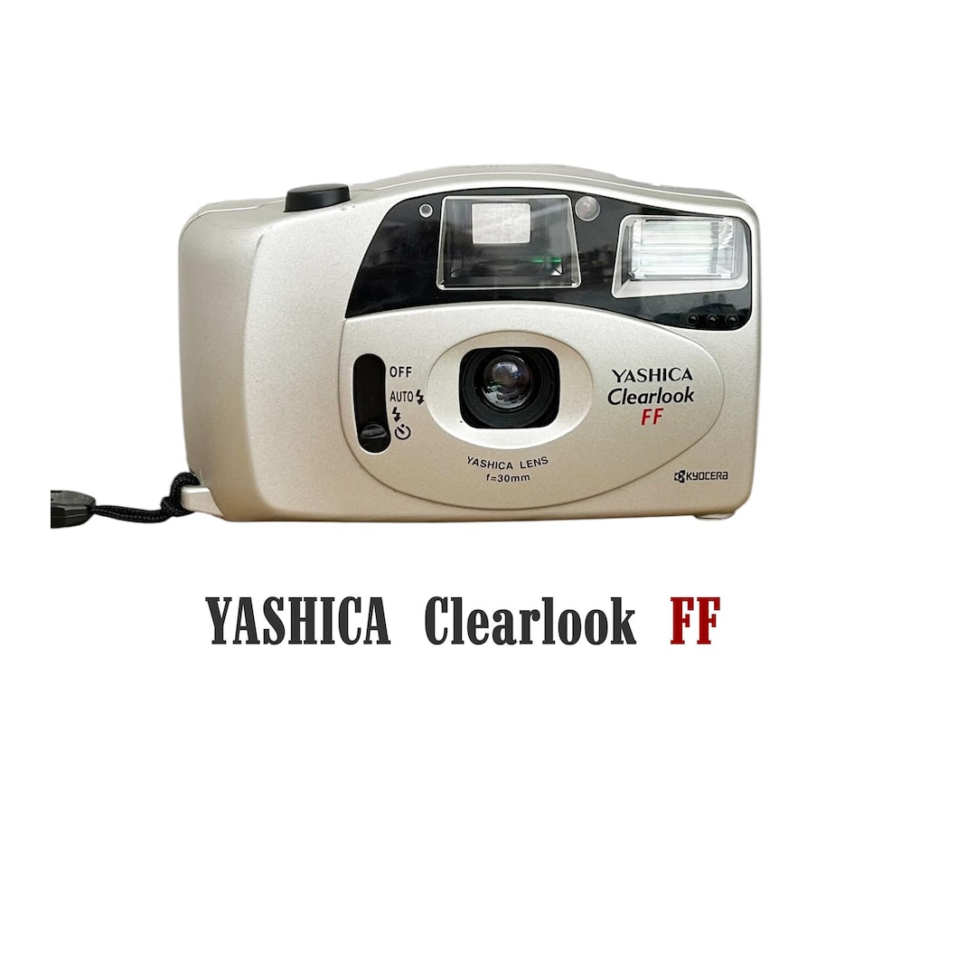 Vintage Yashica Clearlook FF 35mm Point and Shoot Film Camera