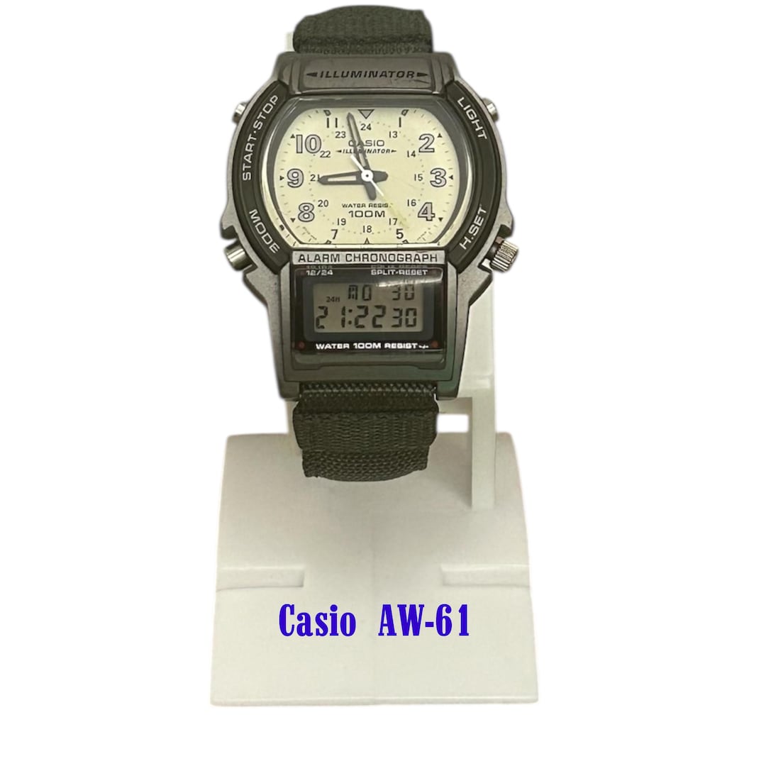 ヴィンテージ カシオ AW-61 1750 腕時計 アナログ デジタル