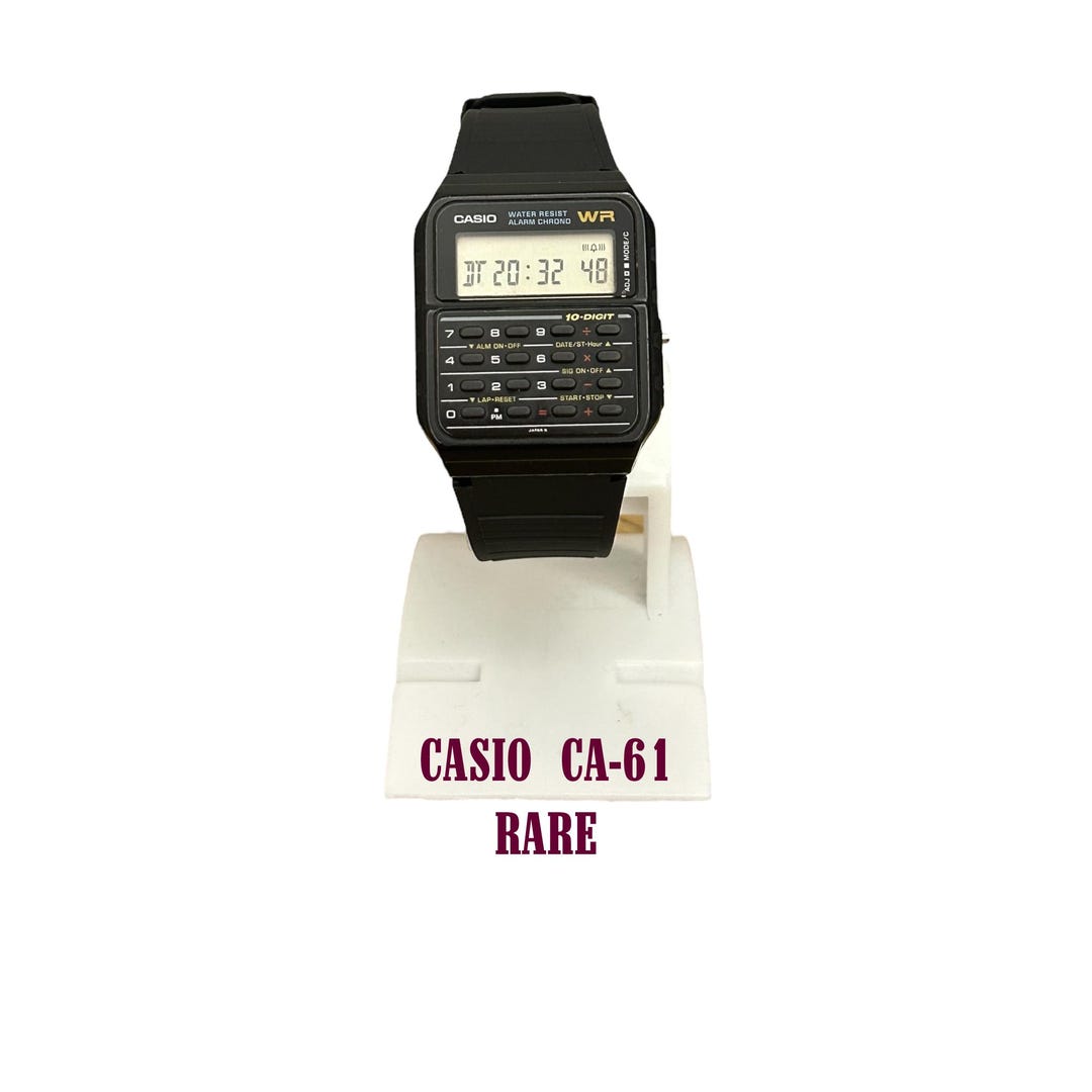 Rare Casio Ca-61w Watch Japan 10-digit : Mod 481, 1980s .fast