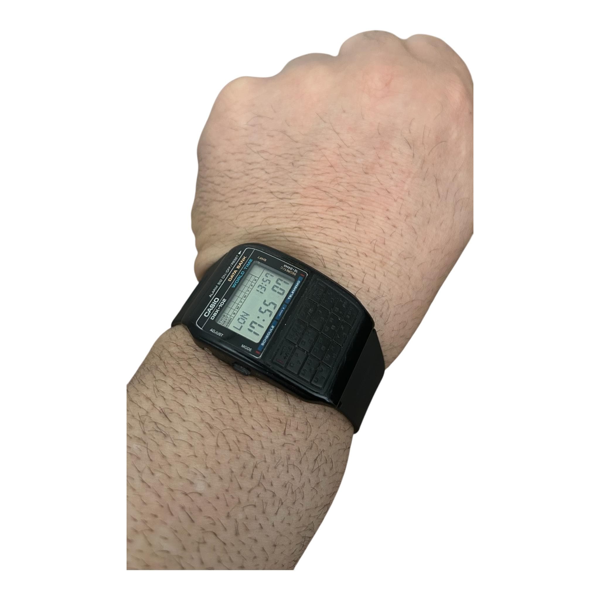 Vintage Casio DBX-102 Data Bank Calculator Watch, RARE