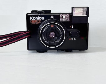 Vintage Konica EFJ AUTO Date/with Battery/ Black Japon