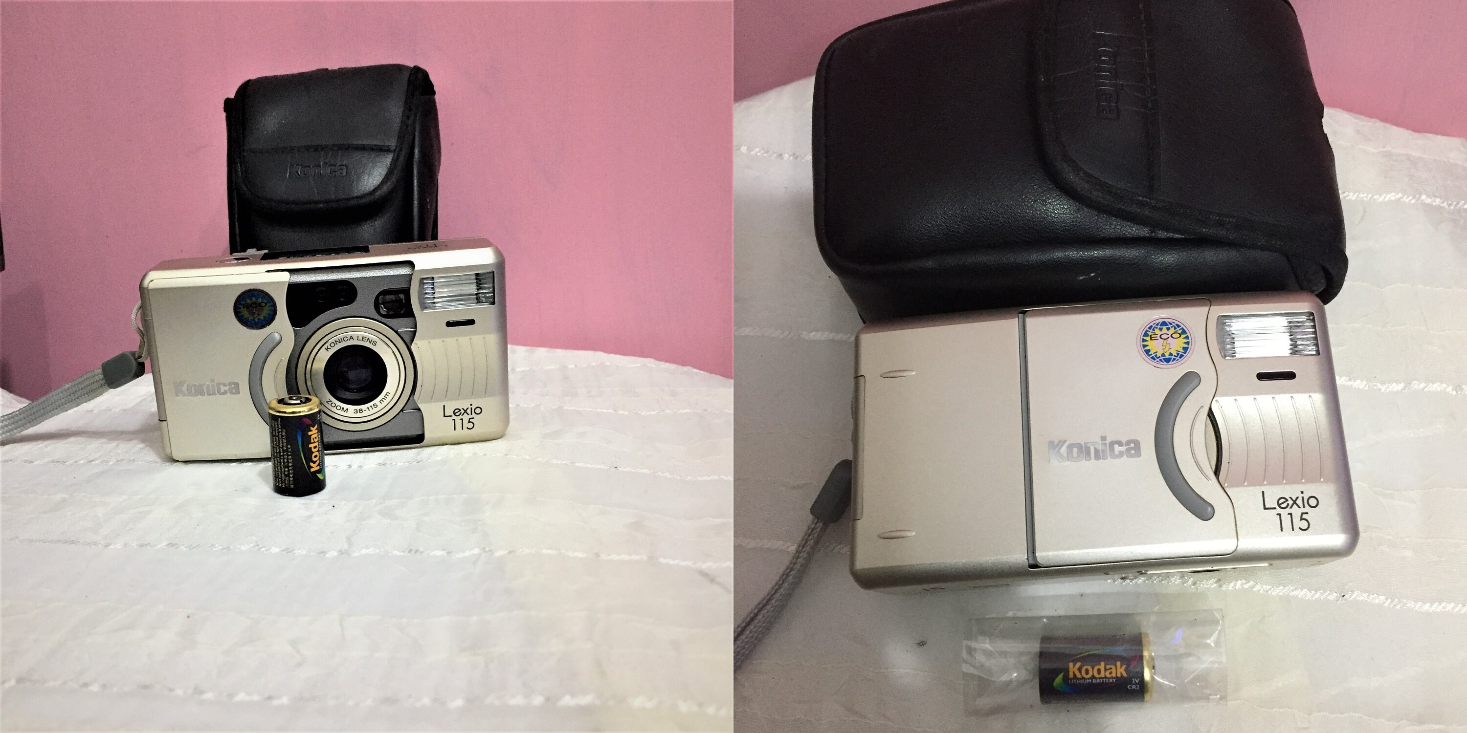 美品⭐︎動作確認済　Konica Lexio 115　コニカ　フィルムカメラ Vintage Konica Lexio 115 Compact Point and , 35mm Film Camera