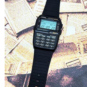 時計 CASIO DATABANK TELEMEMO50 DBC-630 Casio Databank dbc‑630 Telememo 50 Calculator Watch – Fully